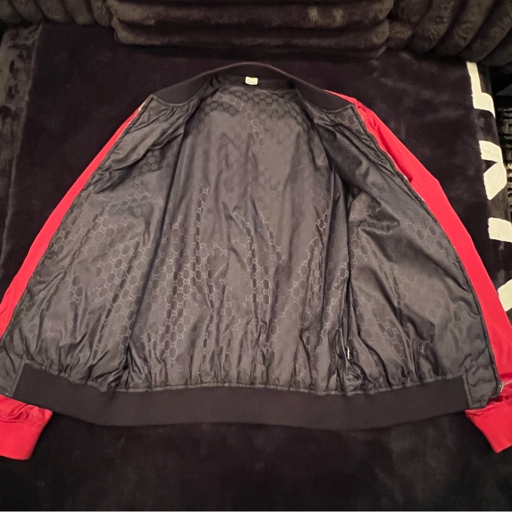 Authentic Gucci Reversible Lightweight Bomber Men… - image 3